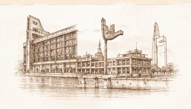 Chandigarh architecture illustration